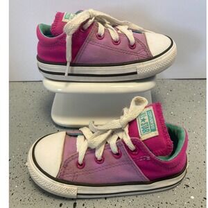 Converse Chuck Taylor All Star Low Top Infant Shoes 7 Purple Pink Teal 756086F